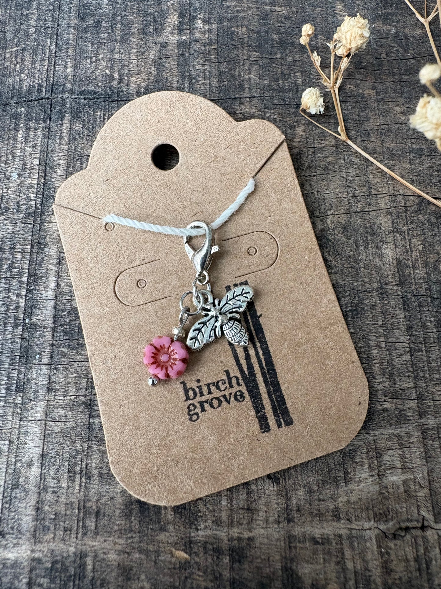 Progress Keeper - Bee (pink flower)