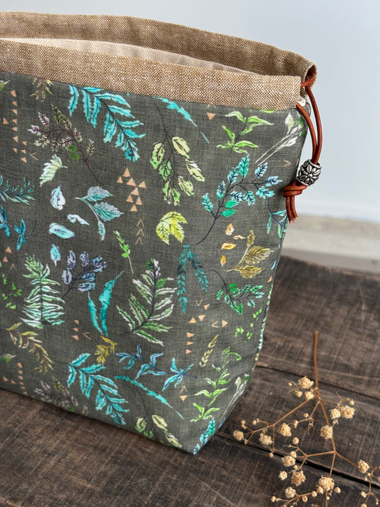 Small Drawstring - Fern
