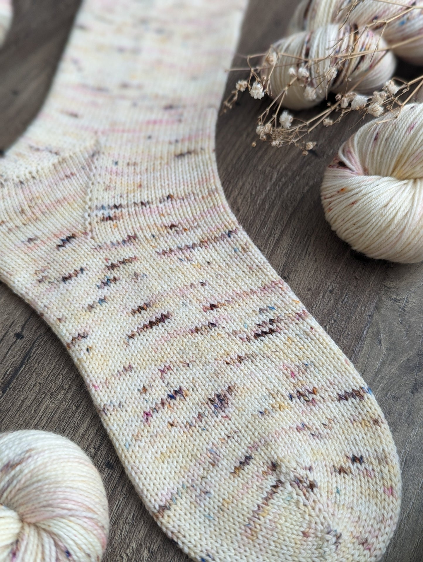 Ensemble de chaussettes à fleurs de cerisier - Fingering