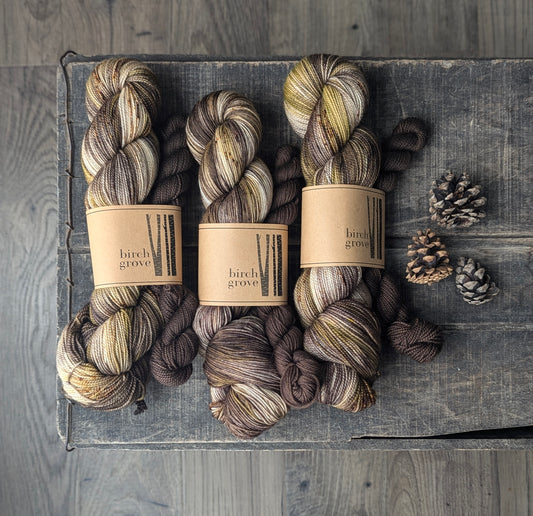 Golden Oak Sock Set - Fingering