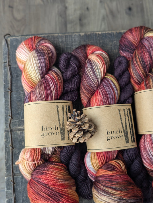 Maple Leaf Sock Set - Fingering