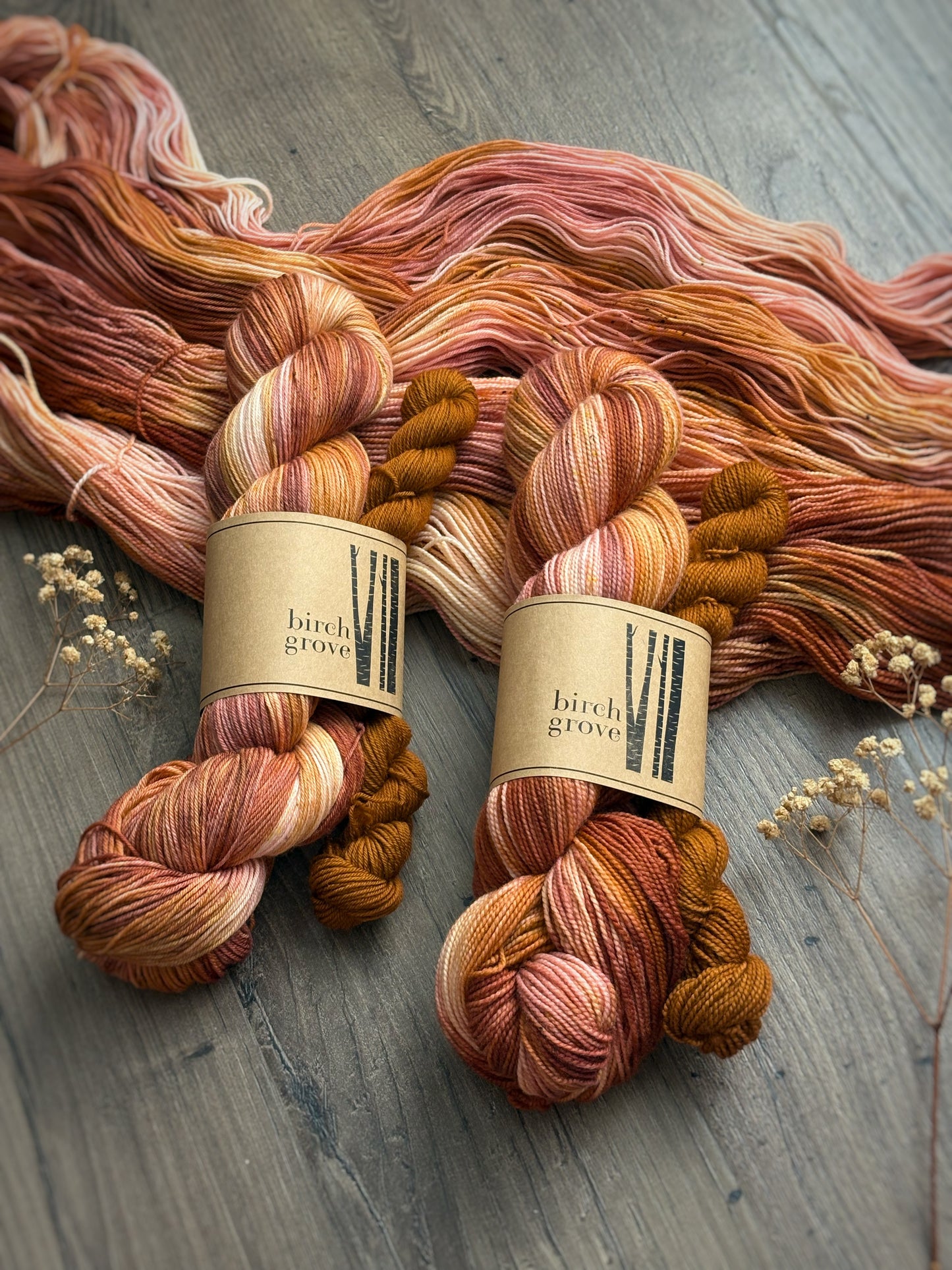 Autumn Blush Sock Set - Fingering