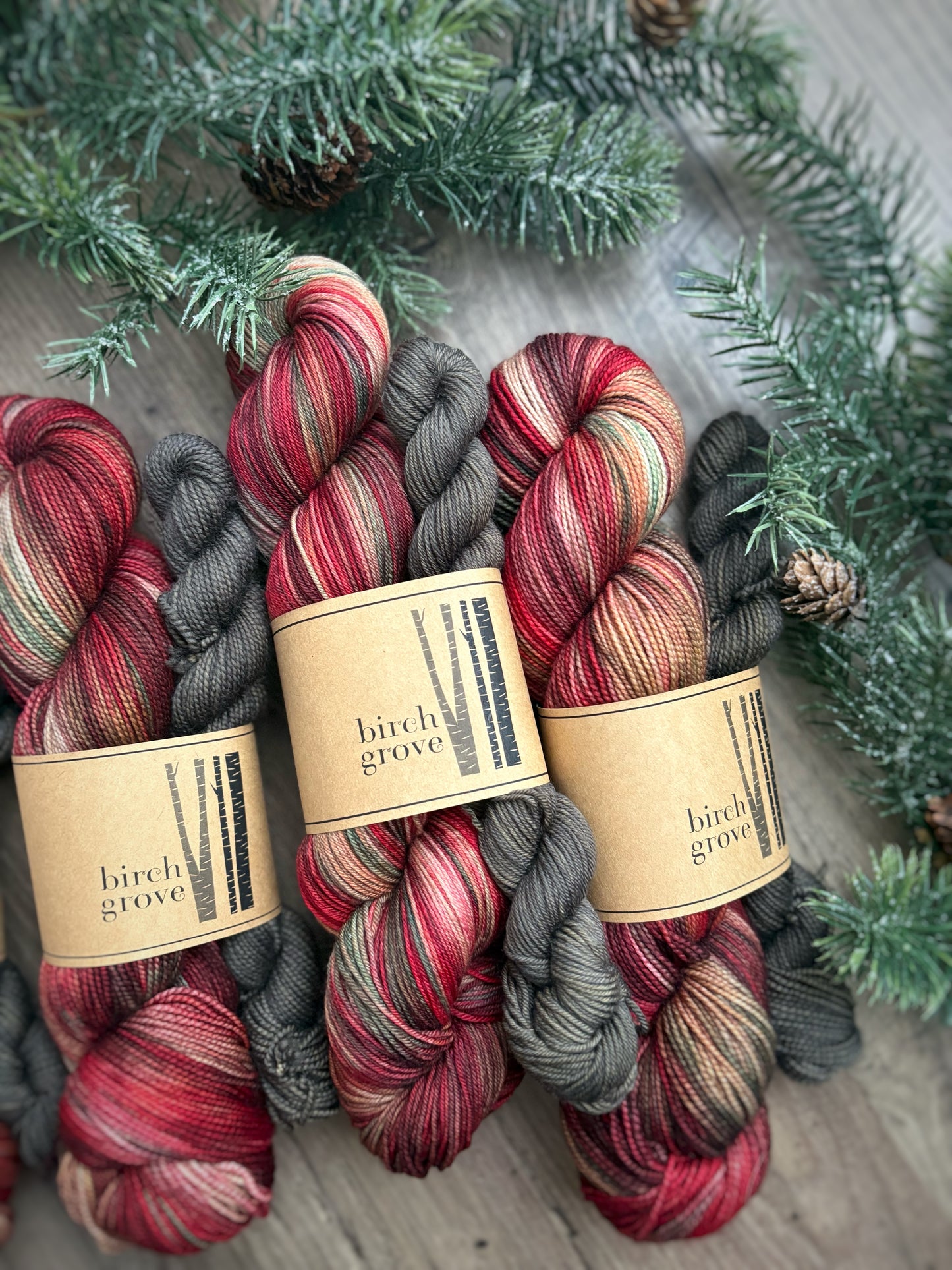 Victorian Christmas Sock Set - Fingering