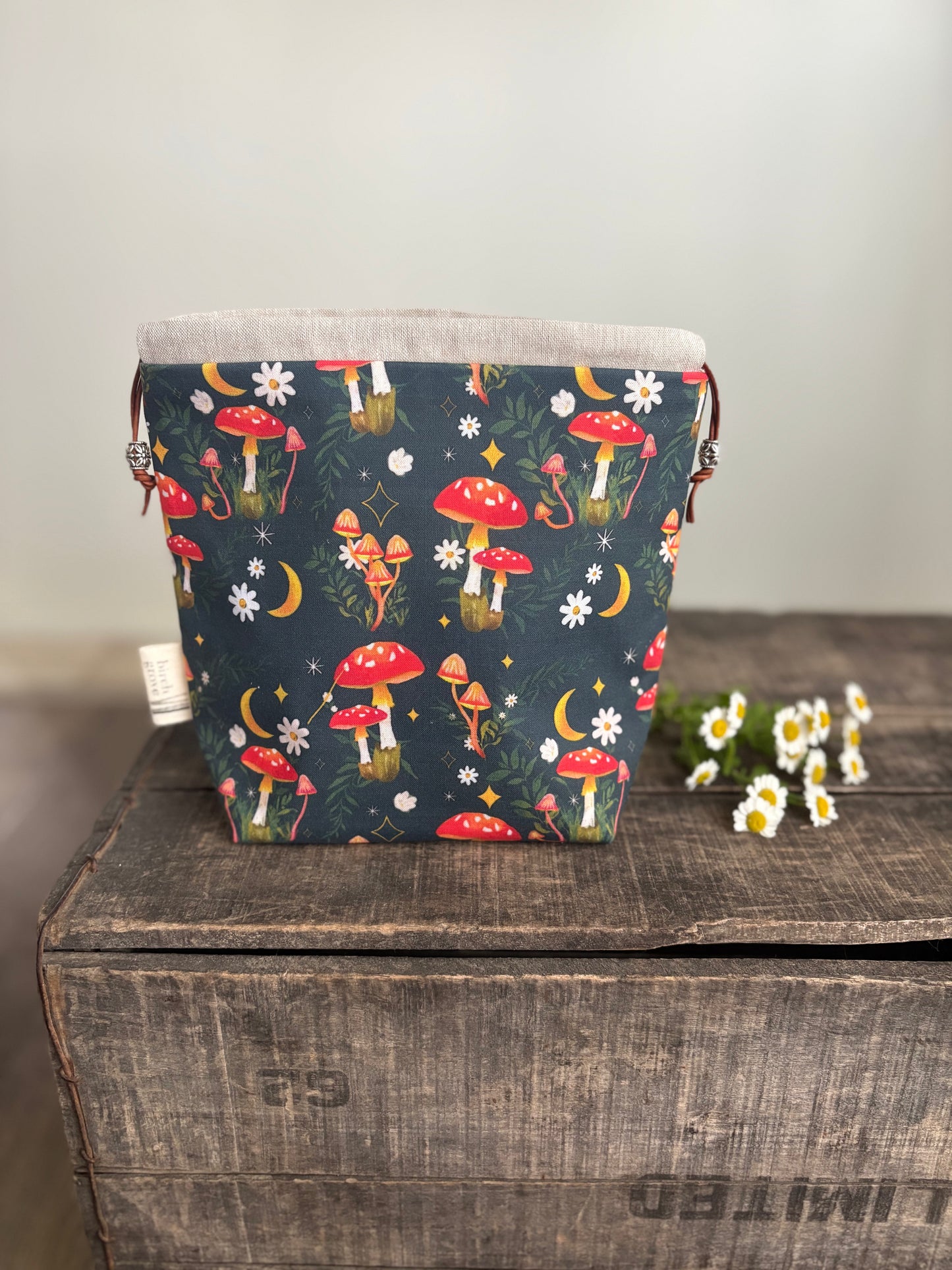 Small Drawstring - Summer Mushrooms