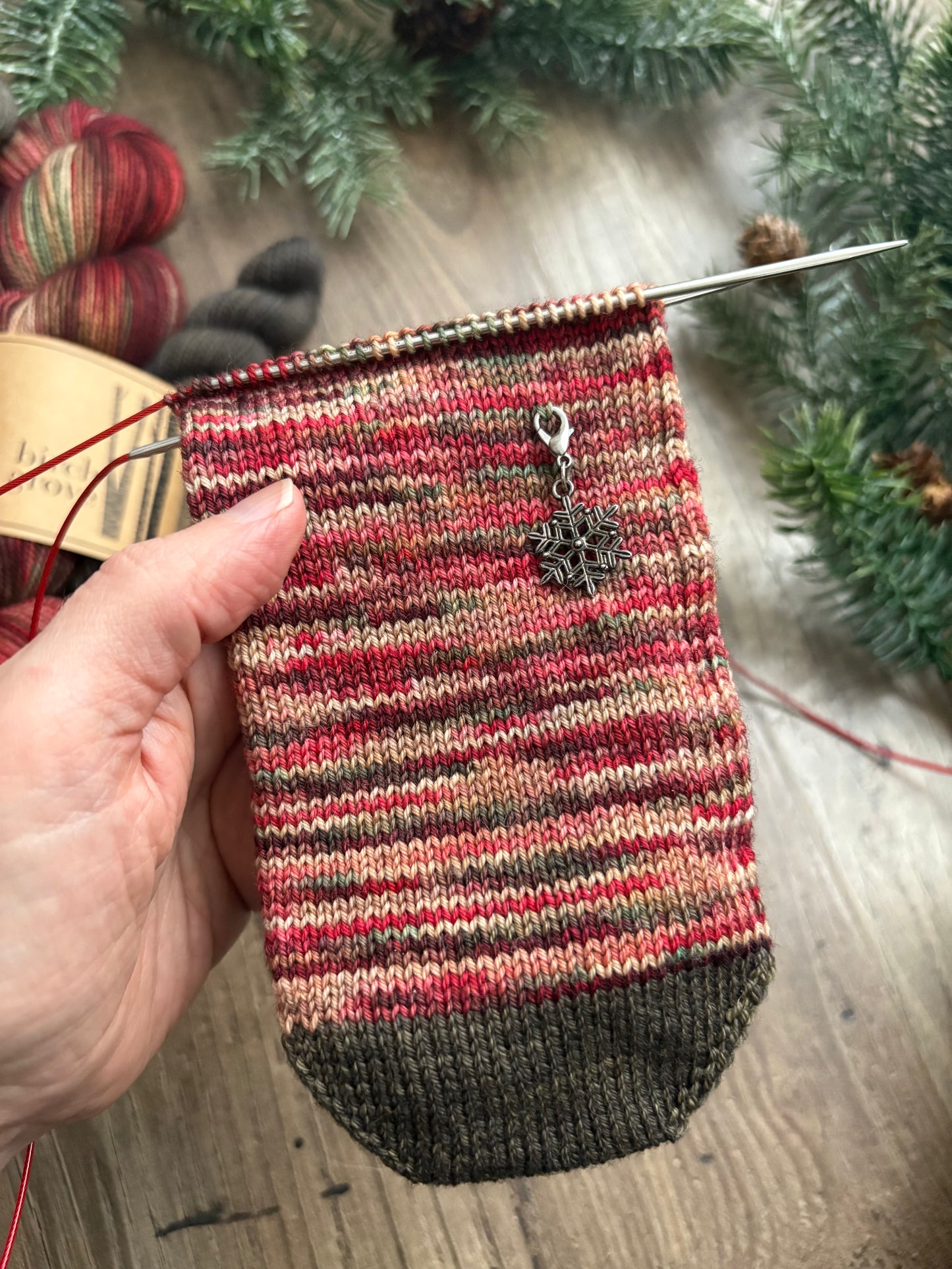 Victorian Christmas Sock Set - Fingering