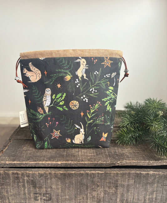 Small Drawstring - Winter Forest