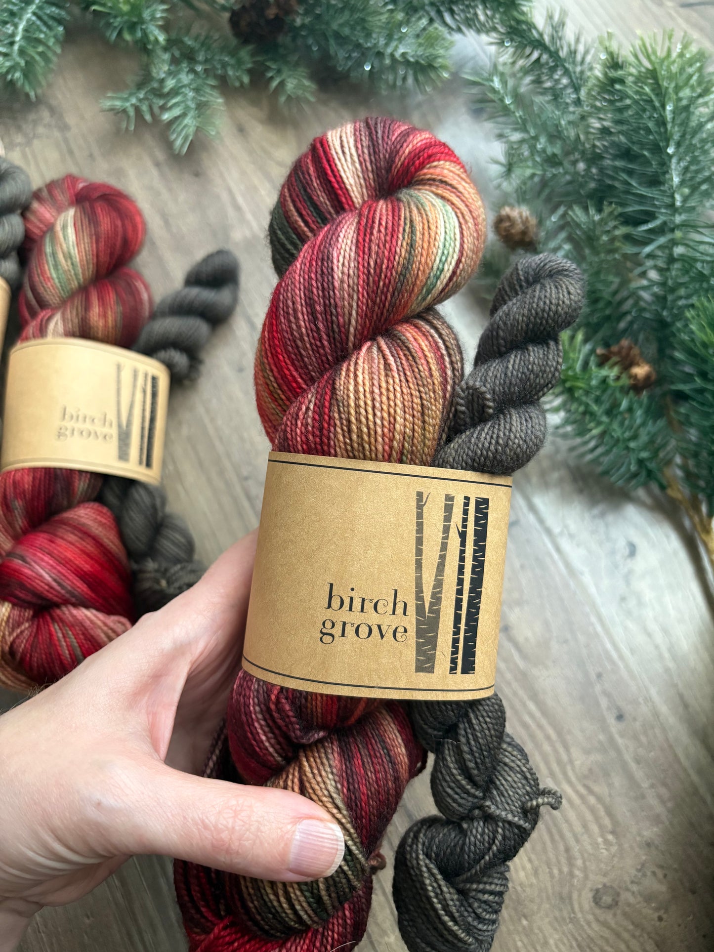 Victorian Christmas Sock Set - Fingering