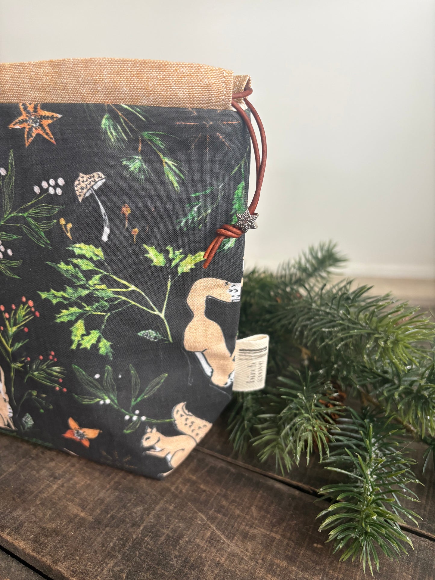 Small Drawstring - Winter Forest