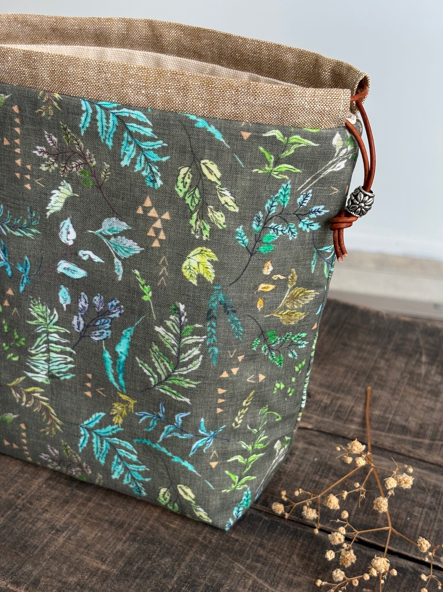 Small Drawstring - Fern