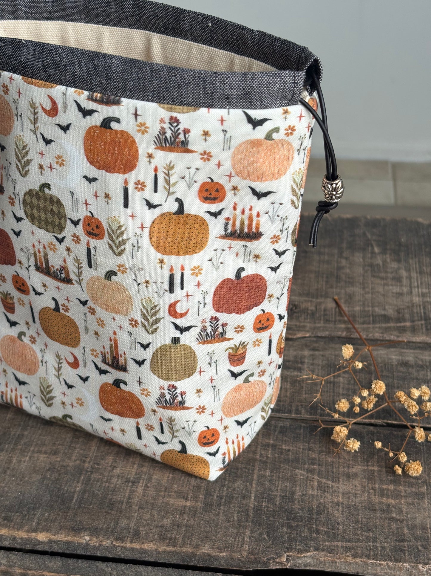 Small Drawstring - Pumpkin Patch