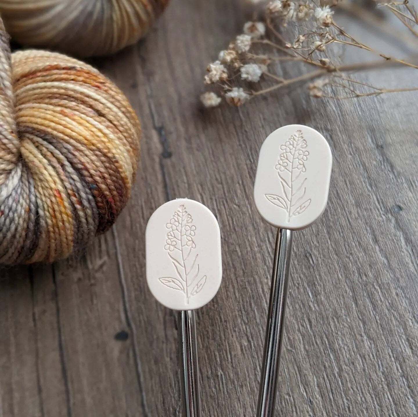 Needle Protectors - Mustard Seed Ivory