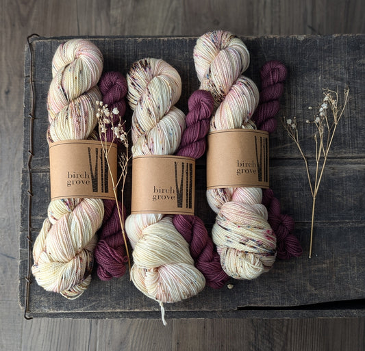 Cherry Blossom Sock Set - Fingering