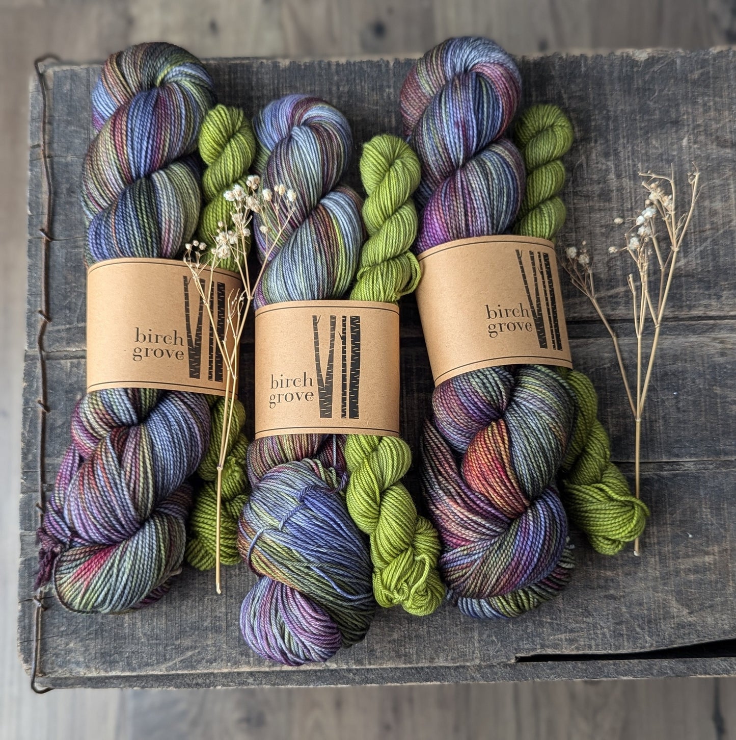 Ensemble de chaussettes en améthyste - Doigté