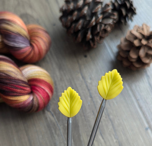 Needle Protectors - Yellow Leaf