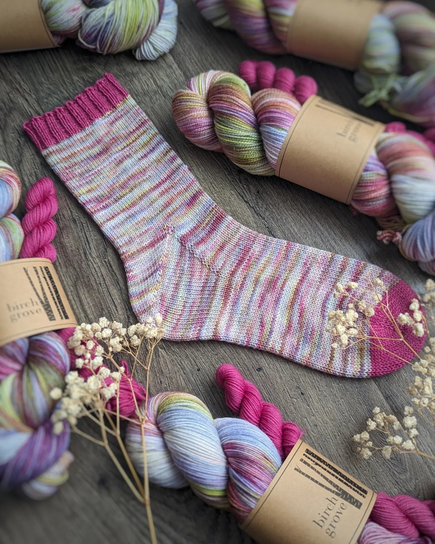 Secret Garden Sock Set - Fingering